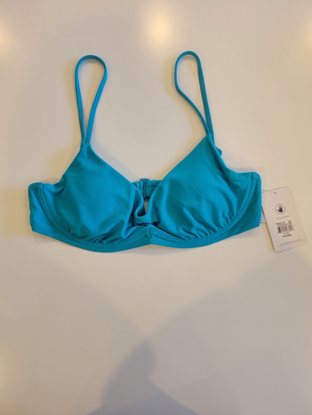 Body Glove Women's Turquoise Underwire Bikini Top Size XL
